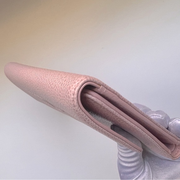 🔥CHANEL Caviar Timeless CC Large Gusset Flap Wallet in Rose Pale - Picture 13 of 16